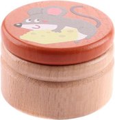 melktanddoosje muis bruin 5 cm