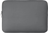 SoftTouch – laptophoes – 15,6 inch – ritssluiting – kleur grijs - Notebook Tas - Soft Touch - spatwaterbestending