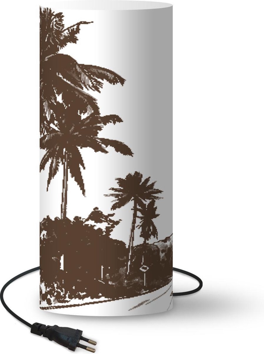 Lamptiger Tafellamp - Strand - Ø 14 Cm - E14 - Multicolor