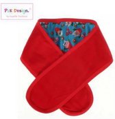 Puk Design velours sjaal rood