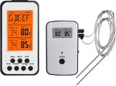 Vlees Thermometer Dubbele Naald ( Professionele Vleesthermometer ) - Digitale vleesthermometer - BBQ thermometer / Voedselthermometer - Digitale Kookwekker – Timer – Keukenwekker –