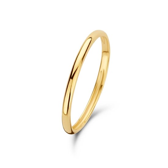 Isabel Bernard Le Marais Solene 14 karaat gouden stacking ring (Maat: 50) - Goudkleurig
