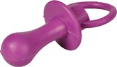 Flamingo Rubber Soother 12Cm - Paars