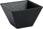 Kom Ming Vierkant Zwart (10 x 10 x 6 cm)