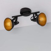 Plafondlamp Ledkia Emer 2 Zwart 25W (300x100x205 mm)