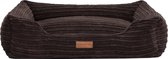 Dog's Lifestyle Hondenmand Supersoft Rib Bruin 120cm