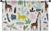 Tapisserie - Tapisserie - Jungle - Motifs - Animaux - 150x100 cm - Tapisserie