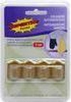 Bruine Plastic Adhesive Hanger - 4 PC
