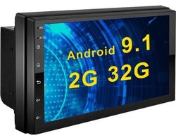 TechU™ Autoradio T128 – 2 Din – 7.0 inch Touchscreen Monitor – FM radio – Bluetooth & Wifi – USB – SD – Handsfree bellen – GPS Navigatie – Android 9.1 – 2GB RAM +32GB ROM