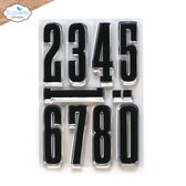 ECD Clear stamps - Long & tall numbers