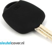 Autosleutel Hoesje geschikt voor Mitsubishi - SleutelCover - Silicone Autosleutel Cover - Sleutelhoesje Zwart