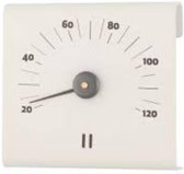 Rento Aluminium Sauna Thermometer vierkant - Wit