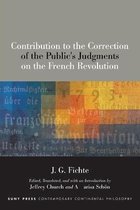 SUNY series in Contemporary Continental Philosophy- Contribution to the Correction of the Public's Judgments on the French Revolution
