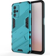 Voor OPPO A93s 5G Punk Armor 2 in 1 PC + TPU schokbestendig hoesje met onzichtbare houder (blauw)