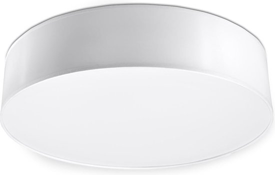 Cirkelvormige plafondlamp ARENA - D.45 cm - Wit