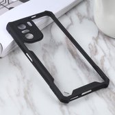 Voor Xiaomi Redmi K40 CN Versie/K40 Pro CN Versie/Mi 11i Overzeese Versie/Poco F3 Overzeese Versie Acryl + Kleur TPU Shockproof Case (Zwart)