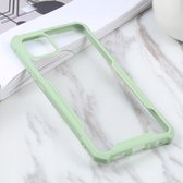 Voor OPPO A15 acryl + kleur TPU schokbestendig hoesje (avocado)