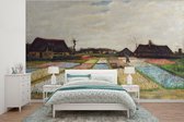 Behang - Fotobehang Bollenvelden - Vincent van Gogh - Breedte 400 cm x hoogte 300 cm