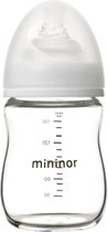 Mininor glazen drinkfles - naturel - 160 ML