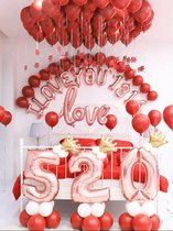 Decoratieballonset van 20 stuks  Rood, 12 inch (30cm) , Verjaardag, Happy Birthday, Feest, Party, Wedding, Decoratie, Versiering
