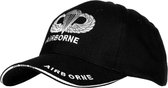 Fostex Garments - Baseball cap Army Airborne (kleur: Zwart / maat: NVT)