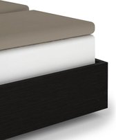 HeckettLane - Jersey HSL Split-Topper 180x210/220+12cm. Taupe