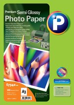 Printec Fotopapier - A3 - Premium Semi-Glossy - 20 vellen - 297x420mm, 251 gram per m²
