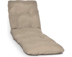 Beautissu Flair RL – Ligbedkussen Tuinkussen Ligstoel – Zonnebed Kussen voor Tuin Meubelen 190x60x8 cm Natuur Beautissu Flair RL – Ligbedkussen Tuinkussen Ligstoel – Zonnebed Kussen voor Tuin Meubelen 190x60x8 cm Natuur