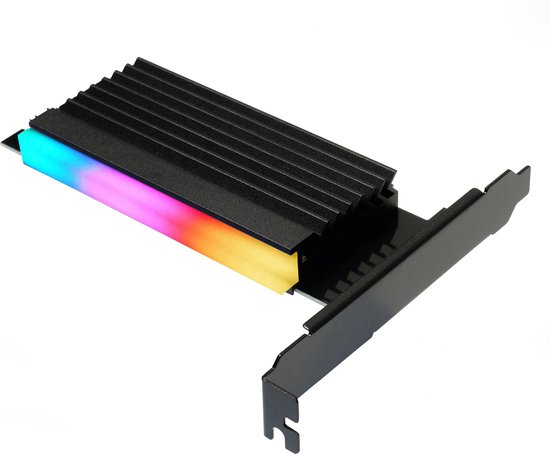 Carte PCI Express, adaptateur SSD M.2 NVMe, LED ARGB, PCIe 4.0x4