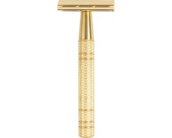 The Gentlemen's Barbershop Safety Razor Mannen - Safety Razor Blades 10x - Scheermesjes - RVS - Goud