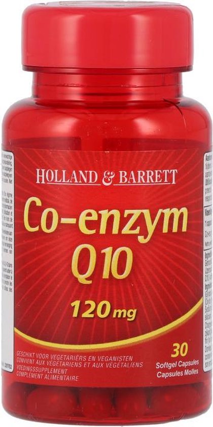 Co-Enzym Q10, 120mg - Holland & Barrett - 30 Capsules - Supplementen