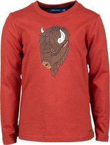 T-SHIRT Jongens BURNT RED 140