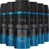 Axe Deodorant Spray You Refreshed - Voordeelverpakking 6 x 150 ml
