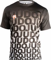 Sneldrogend sportshirt voor mannen JUDO Nihon | Zwart / Grijs (Maat: XL)
