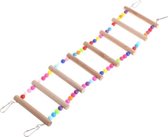 Premium Papegaaien Ladder - Speelgoed Voor Papegaai - Vogelkooi Ladder - Loopbrug - Geschikt Voor Parkiet & Papegaai