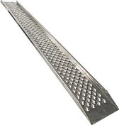 Datona® Aluminium oprijplaat met opstaande rand - 200 cm