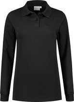 Santino Polosweater Rick Ladies – Zwart maat S