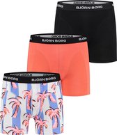 Björn Borg Essential Onderbroek - Mannen - Wit - Blauw -Oranje - Zwart