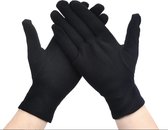 24 Stuks katoenen Handschoen – 24PCS Black Gloves 12 Pairs Soft 100% Cotton Gloves Coin Jewelry Silver Inspection Gloves Stretchable Lining Glove - Handschoenen Cotton Zwart --- Ma