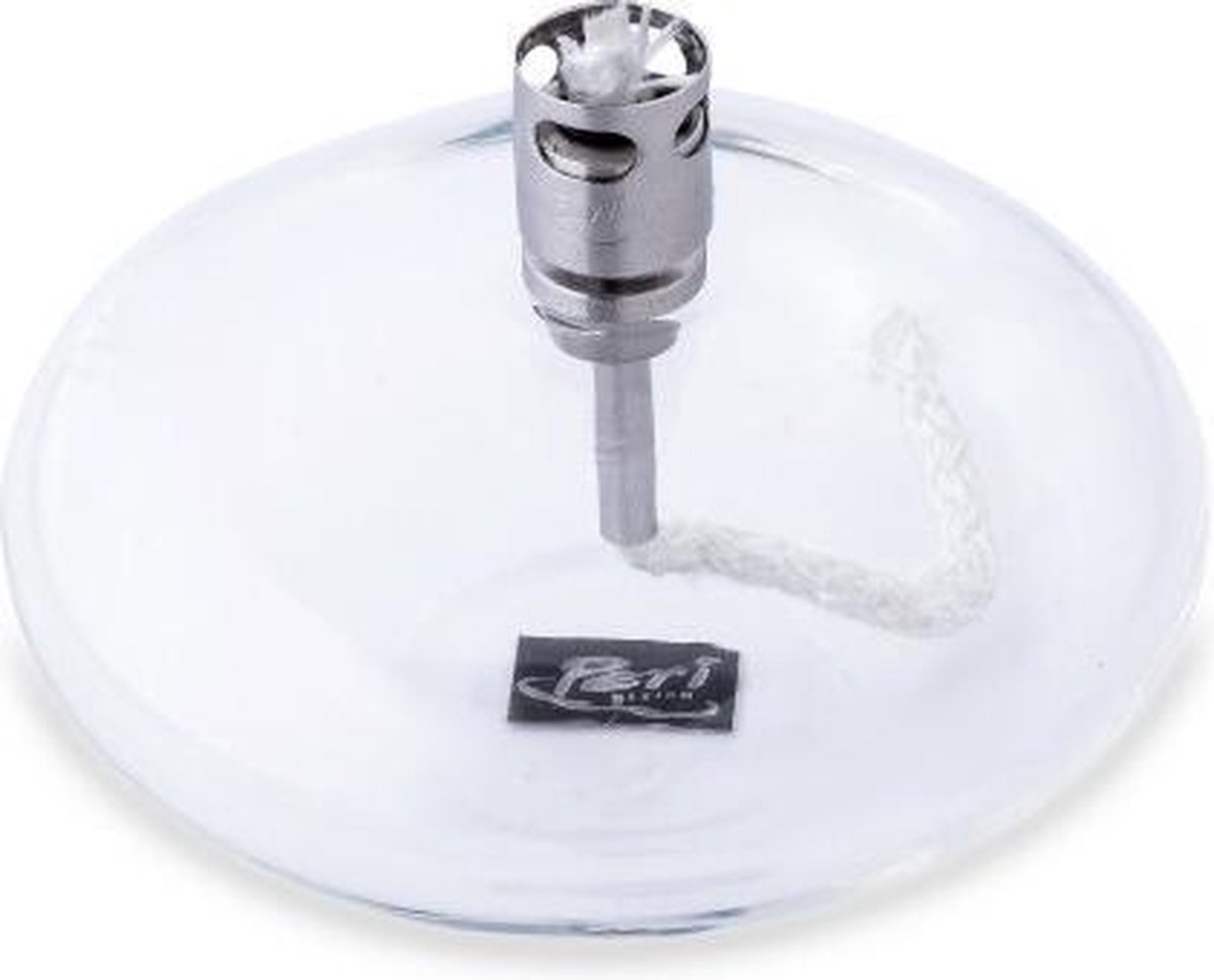 Olielamp - Disk - Peri -- Ø 10 cm Glas - Glasvezel