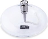 Olielamp - Disk - Peri - incl.Trechtertje - Ø 10 cm Glas - Glasvezel