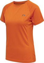 Newline Core Running Shirt Dames - oranje - maat M