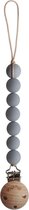 Mushie siliconen speenkoord | Stone | speenketting | pacifier clip |