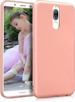 kwmobile telefoonhoesje voor Huawei Mate 10 Lite - Hoesje voor smartphone - Back cover in metallic roségoud