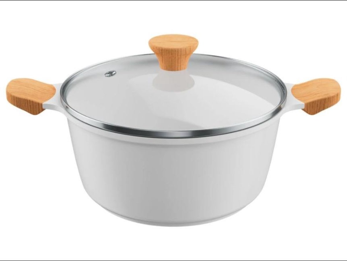 ERNESTO® Pan met deksel Ø24 cm Inhoud ca. 3,5 L Gegoten aluminium