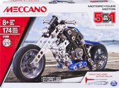 Meccano - MOTO 5 MODÈLES - Coffret Inventions Avec 174 Pièces Et 2 Outils - Jeu de Construction - 6036044 - Jouet Enfant 8 Ans et +