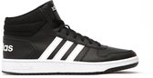 Adidas Hoops 2.0 Mid Sneakers Zwart/Wit Heren - Maat 44