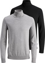 Jack & Jones Essential Emil Trui - Mannen - Zwart - Grijs