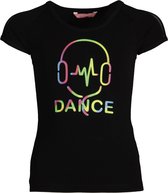 Papillon Dance Beat Sportshirt - Maat 164  - Unisex - zwart - groen - geel - rood - blauw