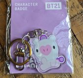 BT21 - BTS avatars - Sleutelhanger - Mang - Plexiglas - 5 cm lang (Kpop, kawaii, animé, manga)